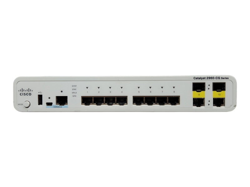 Cisco WS-C2960CG-8TC-L 8 Port Gigabit Ethernet Network Switch
