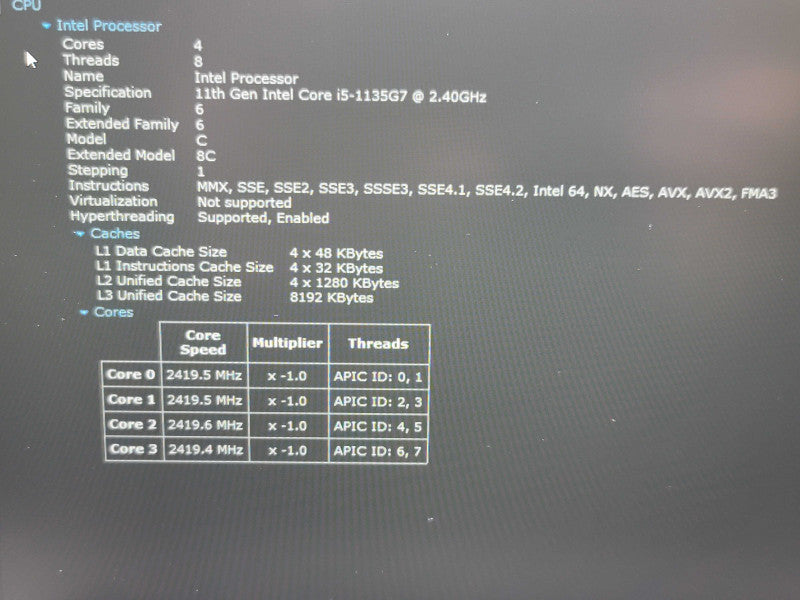 Dell Vostro 3500| i5-1135G7| 16GBDDR4| 256GB SSD READ β Lap200