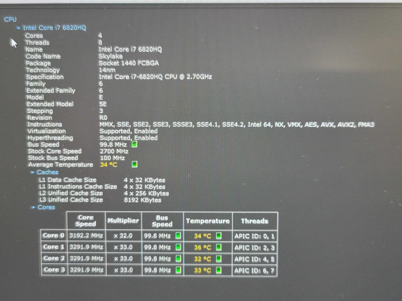 Dell Precision 7710| i7-6870HQ| 16GB DDR4| Quadro P3000| 512GB NVMe β Lap200