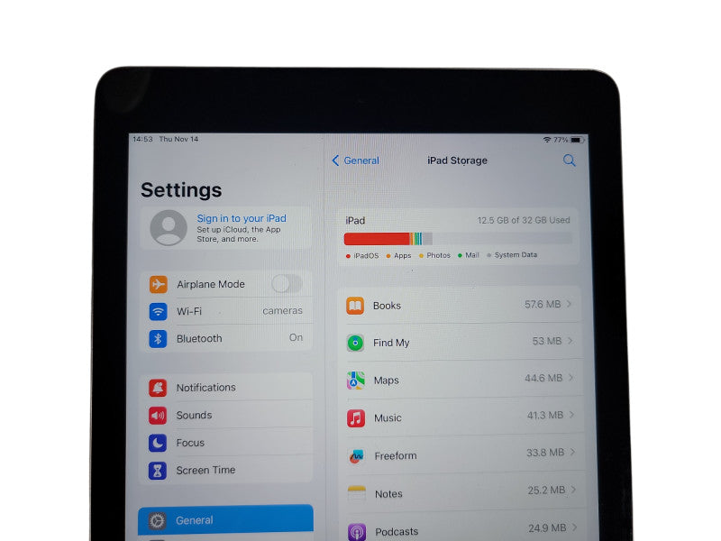 Apple iPad 6th - 32GB - Black  (
