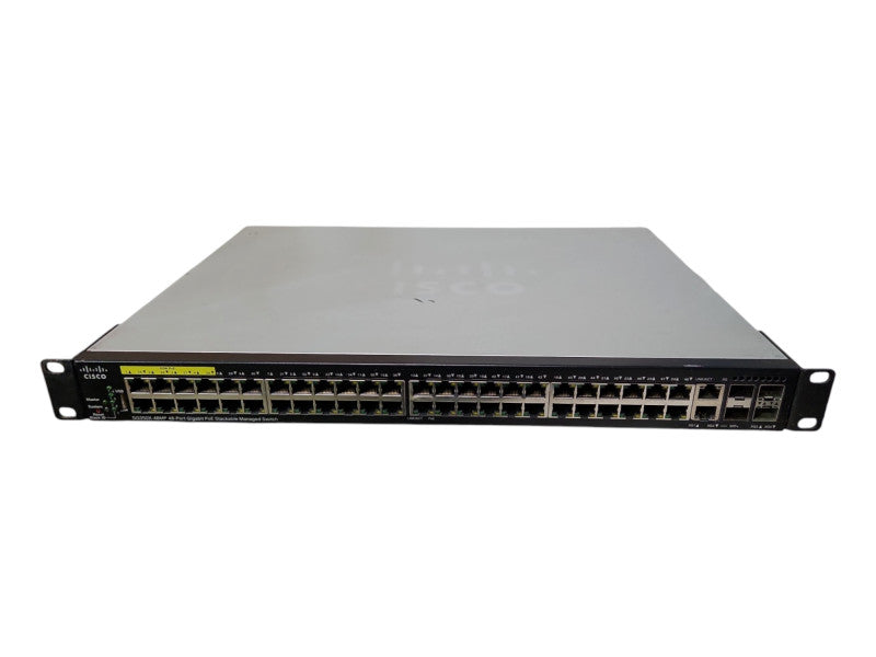 Cisco SG350X-48MP-K9 48-Port Gigabit PoE Stackable Managed Switch
