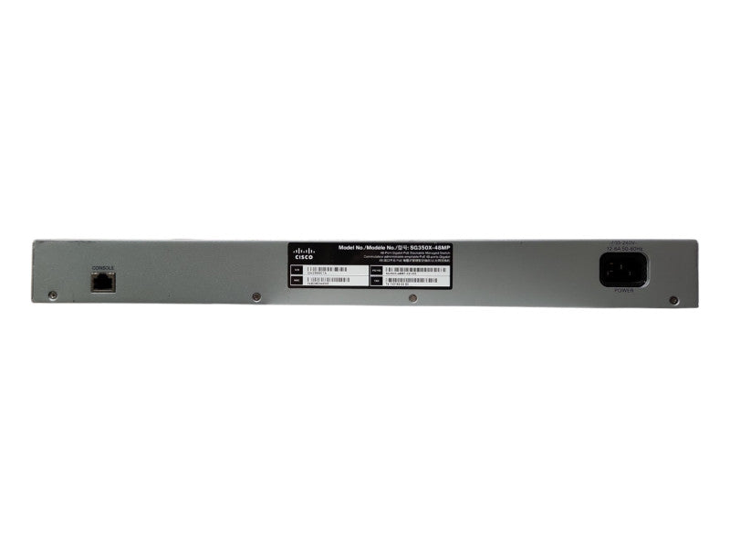 Cisco SG350X-48MP-K9 48-Port Gigabit PoE Stackable Managed Switch