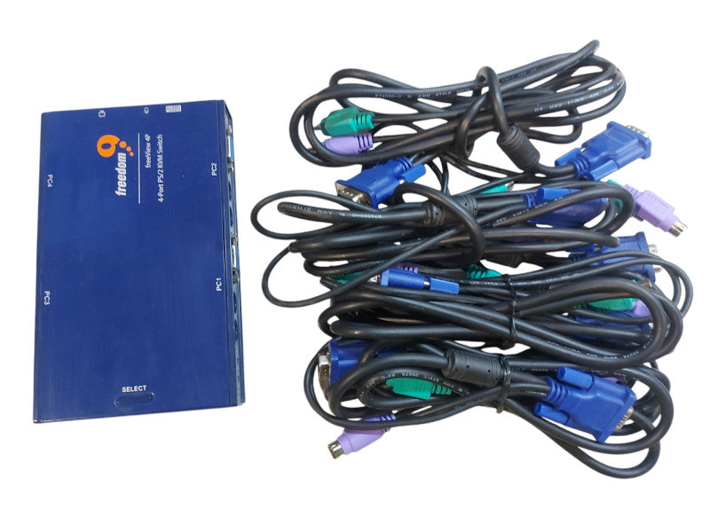 Freedom 9 Freeview 4 Port PS/2 KVM Switch
