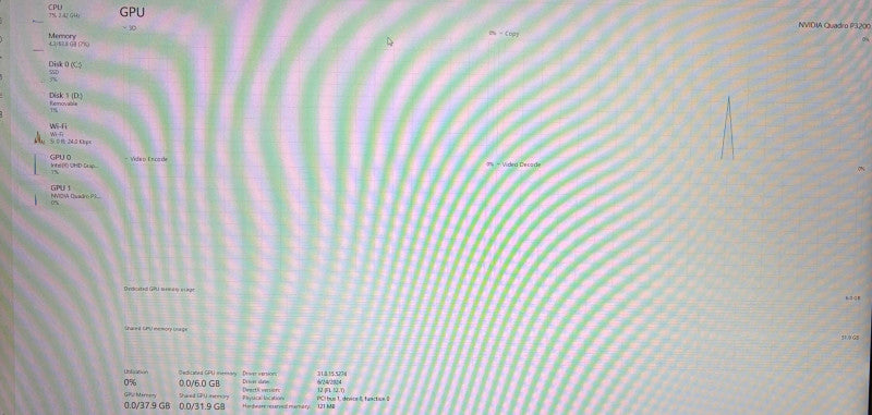 Dell Precision 7730 i7-8750H@2.2GHz QUADRO P3200 6GB GPU 64GB RAM 512GB SSD  Lap200