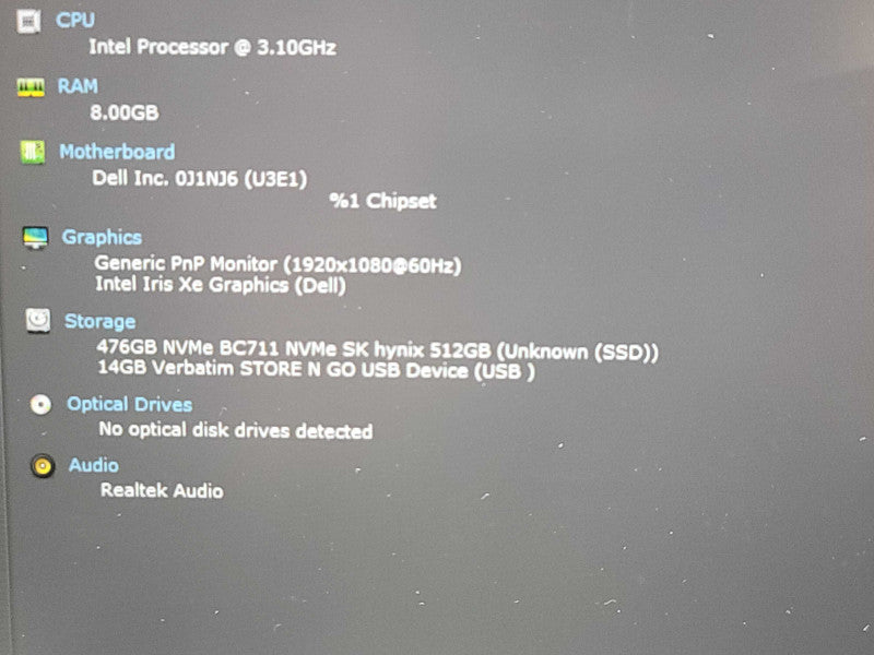 Dell Inspiron 14 5410| i5-11300H| 8GB DDR4| 256GB SSD READ  β Lap200