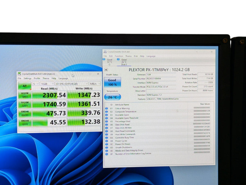 Plextor 1TB PCIe SSD PX-1TM8PeY  -