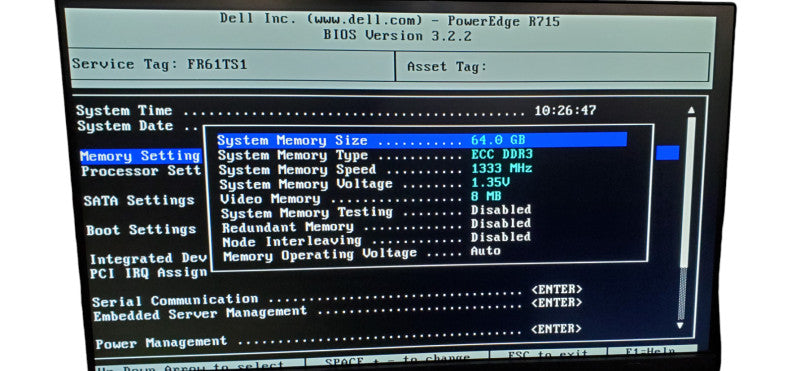 Dell PowerEdge R715 | 2x AMD Opteron 6128 | 64GB DDR3 | No HDD | PERC H700