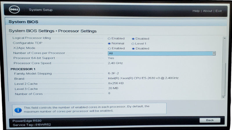 Dell PowerEdge R530 | Xeon E5-2630 v3 | 64GB DDR4 | No HDD | H730 Mini