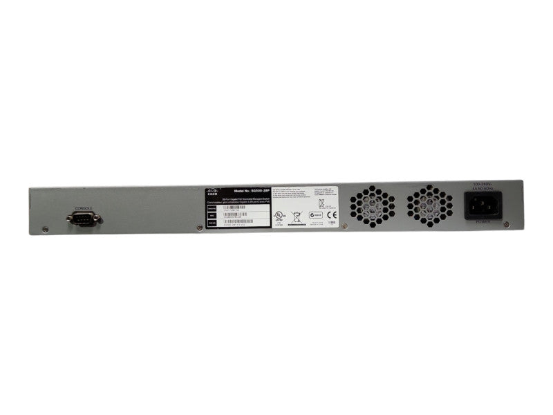 Cisco SG500-28P, 28-Port Gigabit PoE Stackable Managed Switch, 4x SFP