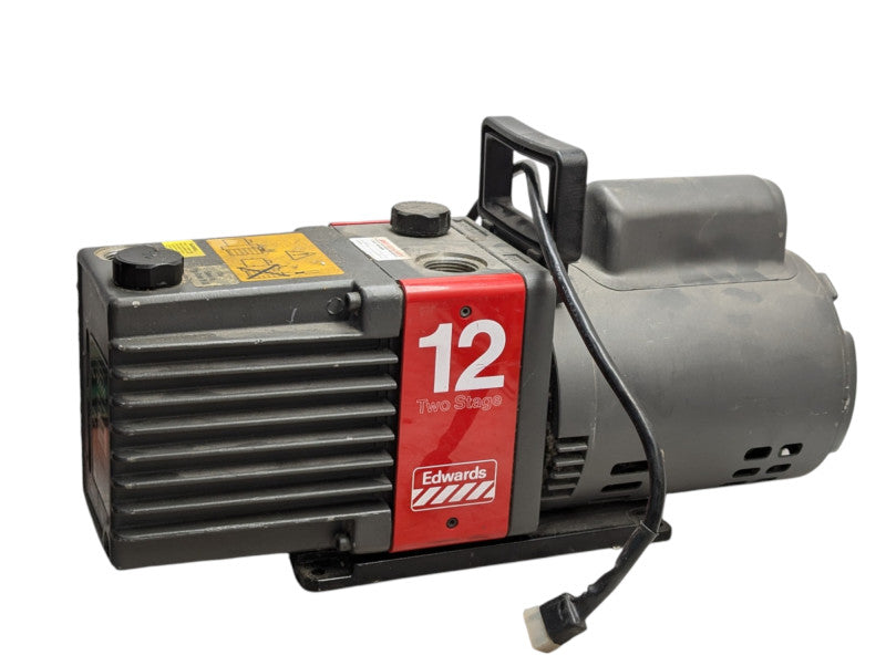 General Electric Edwards 2 Stage High Vacuum Pump E2M12 3/4 HP 115-230 V -