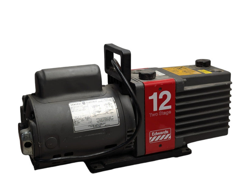 General Electric Edwards 2 Stage High Vacuum Pump E2M12 3/4 HP 115-230 V -