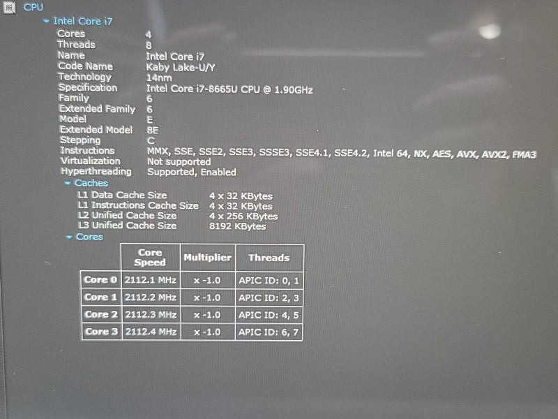 Lenovo ThinkPad X1 Yoga| i7-8665U| 16GB RAM| 256GB SSD β Lap200