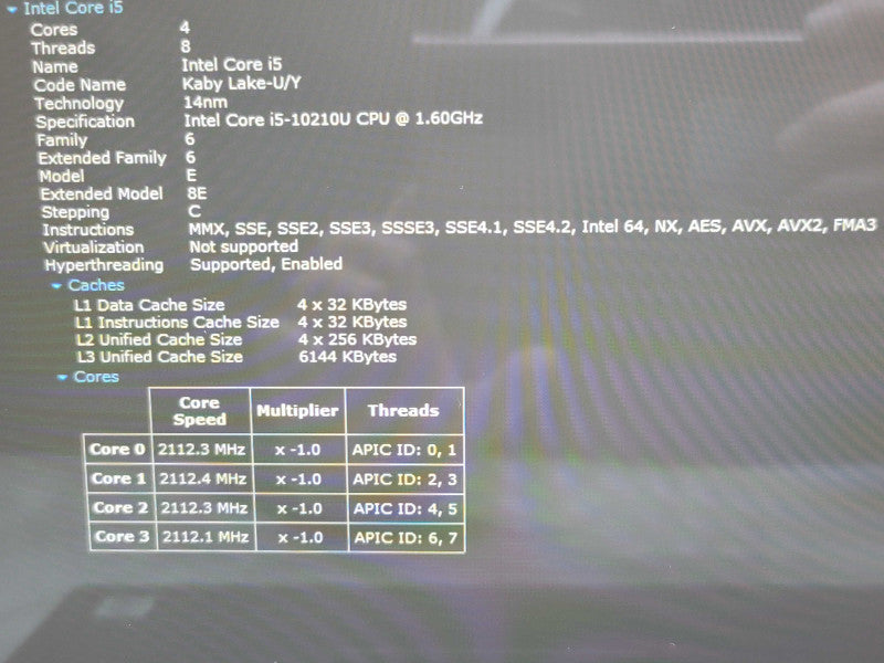 Lenovo ThinkPad X1 Yoga | i5-10210U| 16GB RAM| 256GB SSD  β Lap200