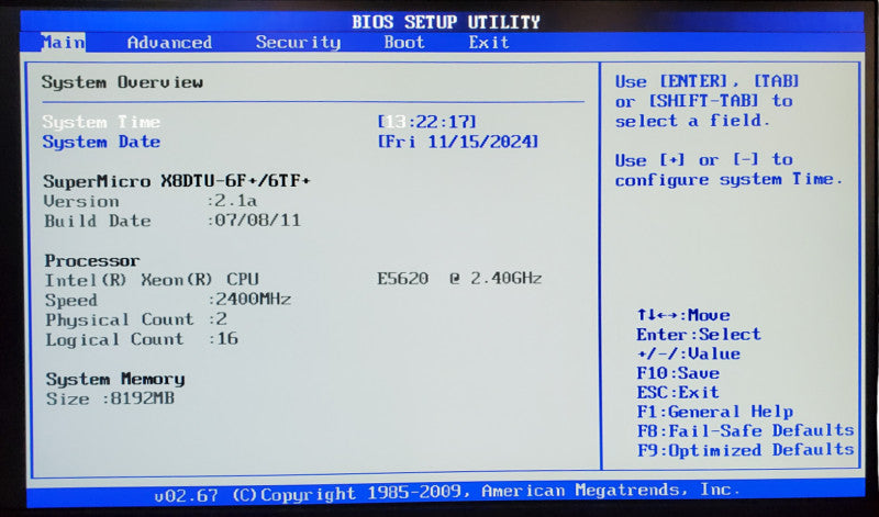 Supermicro 1U Server CSE-829 X8DTU-6F+ | Xeon E5620 | 8GB DDR3 | No HDD