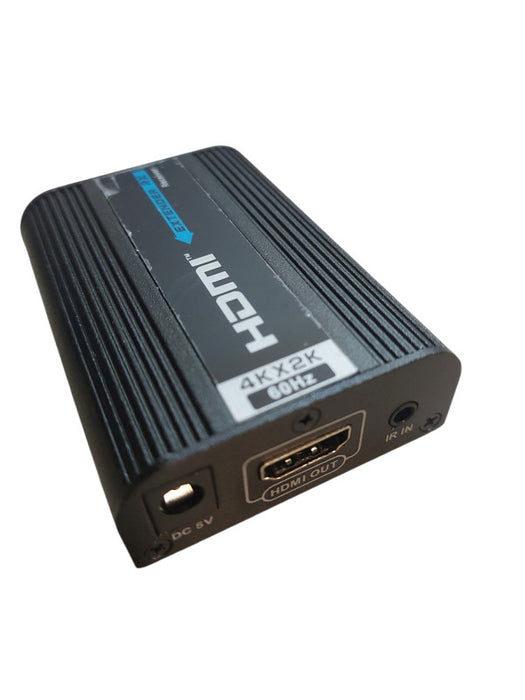 TECHly 4K HDMI Extender IDATA EXT-E700.1, TX and RX, Black