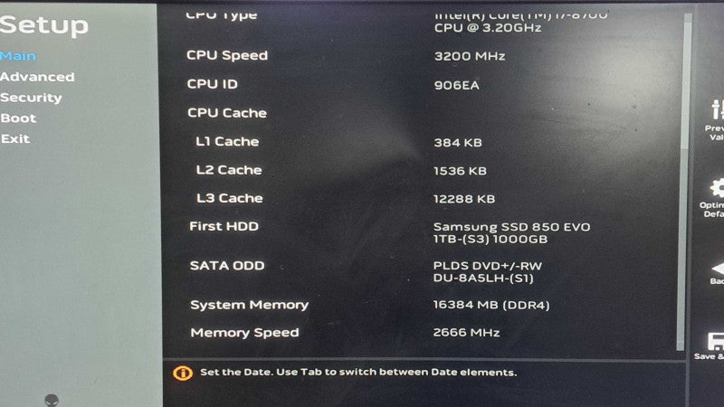 Alienware Aurora R7 2.8GHz i5-8400 16GB GTX 1060 !