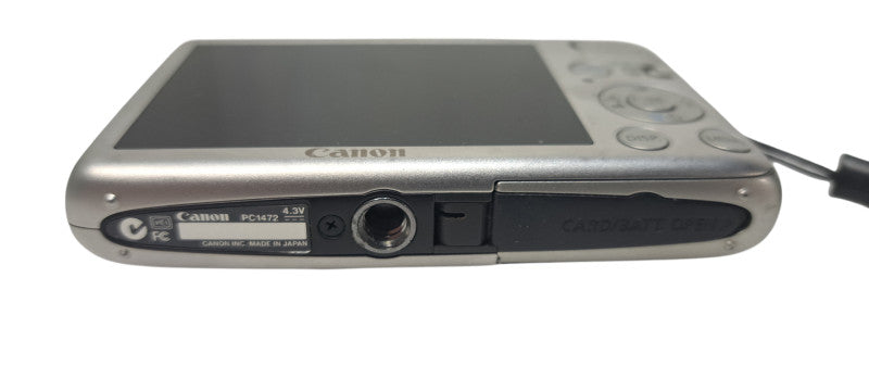 Canon PC1472 Power Shot SD1400IS Silver 14.1 MP Camera W/ battery