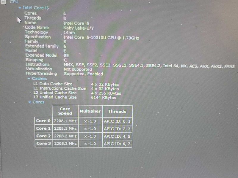 HP EliteBook 840 G7| i5-10310U| 16GB DDR4| 256GB SSD  β Lap200