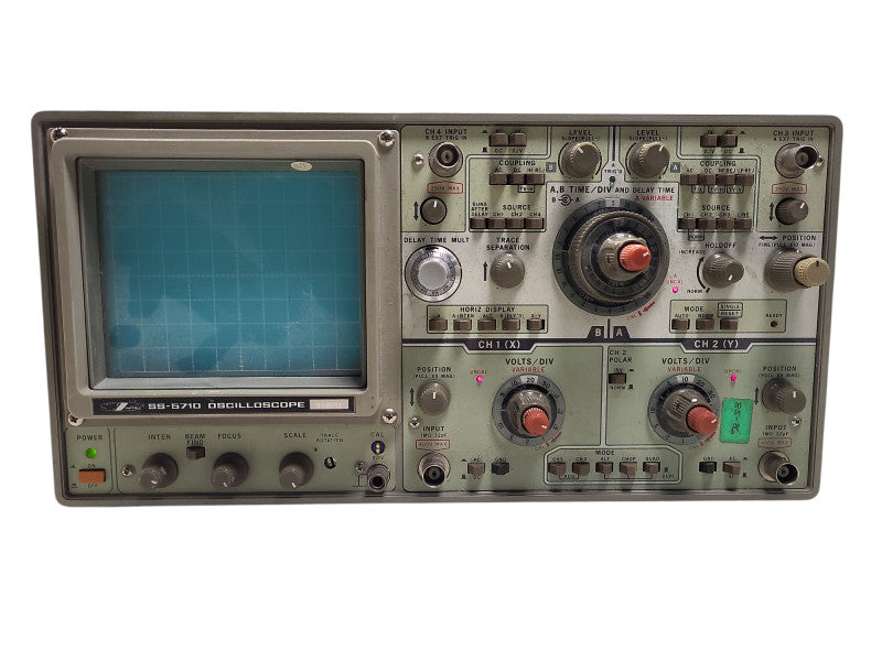 Iwatsu SS-5710 Synchroscope Oscilloscope Scope READ $