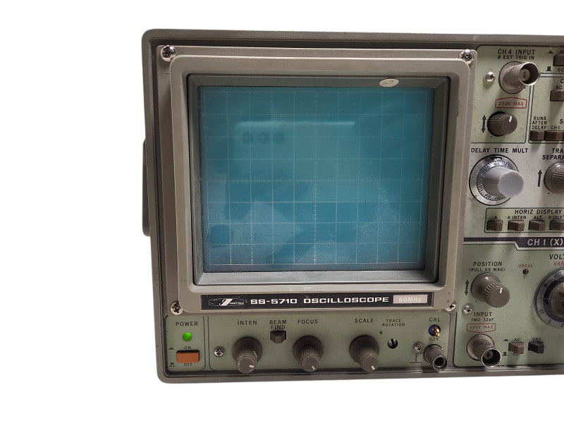 Iwatsu SS-5710 Synchroscope Oscilloscope Scope READ $