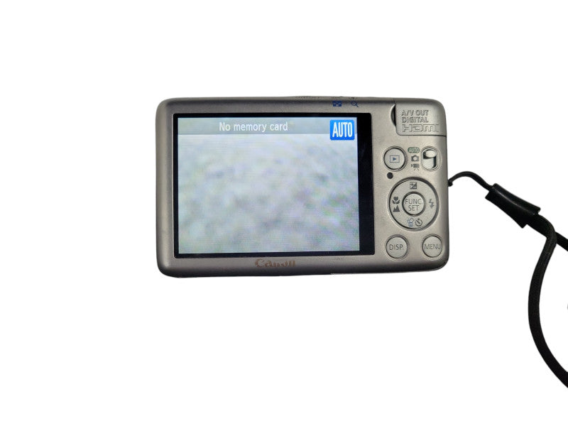 Canon PC1472 Power Shot SD1400IS Silver 14.1 MP Camera W/ battery !