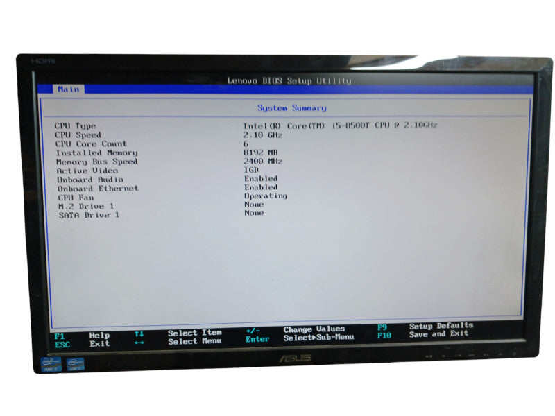 Lenovo ‎ThinkCentre M920q USFF Intel i5-8500T @2.10Ghz 8GB DDR4