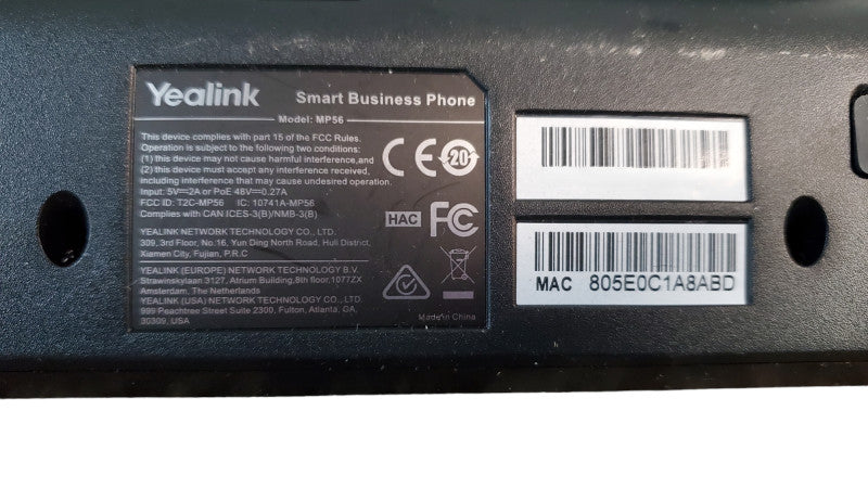 Yealink MP56 Smart Business Phone | 7" Touchscreen Q