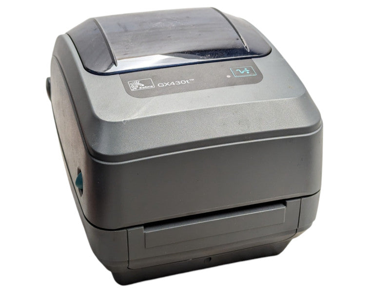 Zebra GX430t GX43-102510-000 Thermal Label Printer TESTED -
