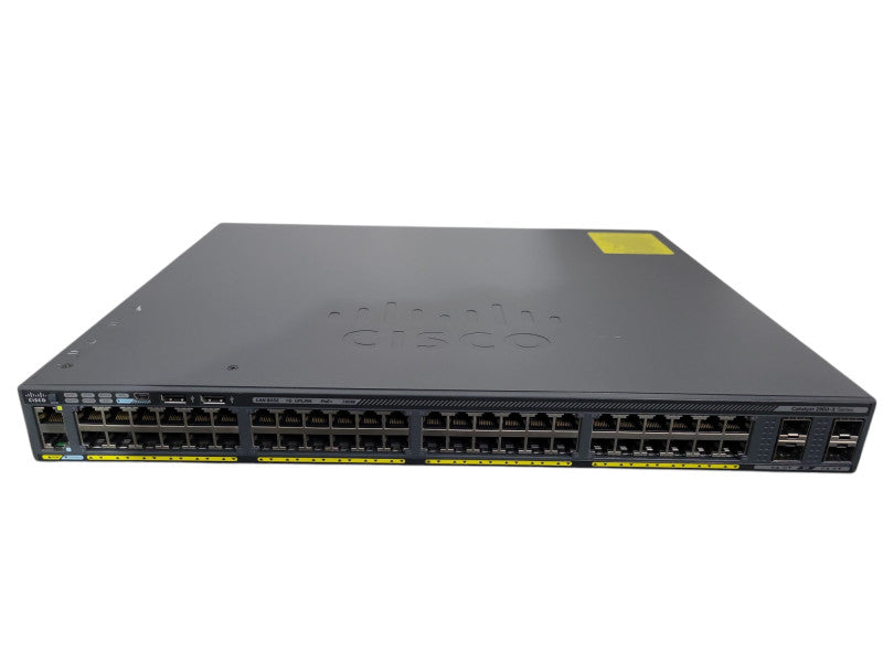 Cisco WS-C2960X-48FPS-L V07 | 48 Port Gigabit PoE+ 740W Switch | 4x SFP !