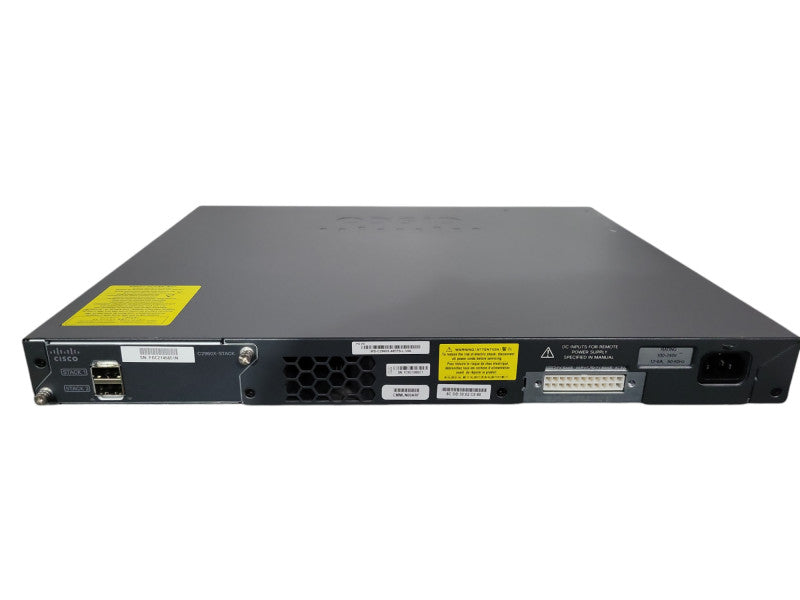 Cisco WS-C2960X-48FPS-L V07 | 48 Port Gigabit PoE+ 740W Switch | 4x SFP !