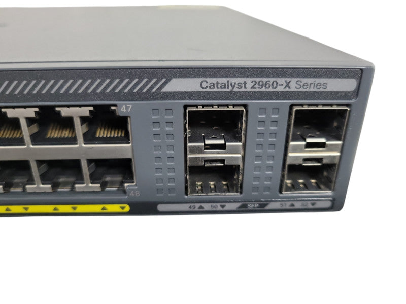 Cisco WS-C2960X-48FPS-L V07 | 48 Port Gigabit PoE+ 740W Switch | 4x SFP !