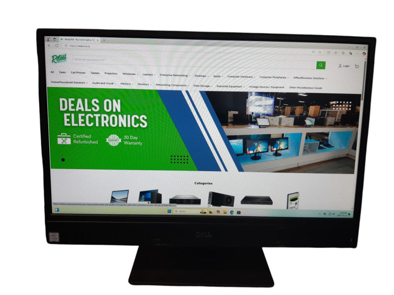 Dell OptiPlex 5270 AIO i5-9500 CPU @ 3.00 GHz, 8 GB RAM, 256GB M.2, Win 11 Pr Q