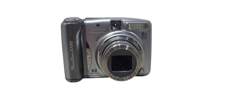 Canon PowerShot A720 IS 8MP Silver Digital Camera PC1251
