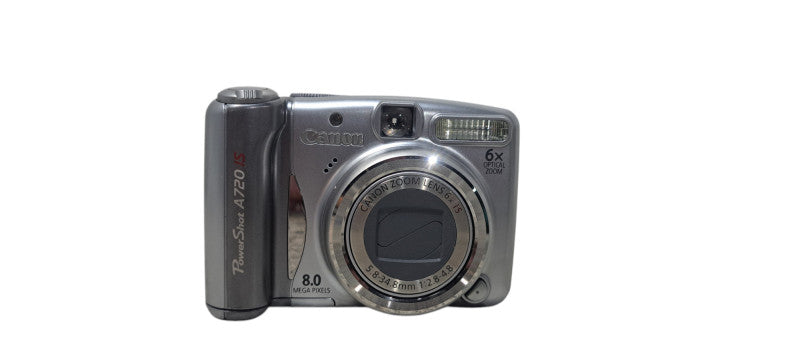 Canon PowerShot A720 IS 8MP Silver Digital Camera PC1251