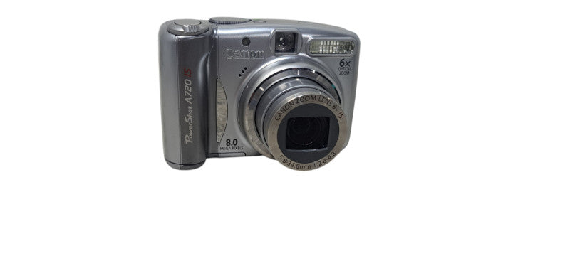 Canon PowerShot A720 IS 8MP Silver Digital Camera PC1251