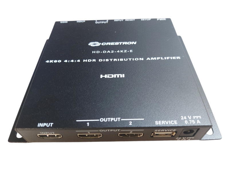 Creston 4k60 4:4:4 HDR Distribution Amplifier HD-DA2-4KZ-E w\\ Power Adapter