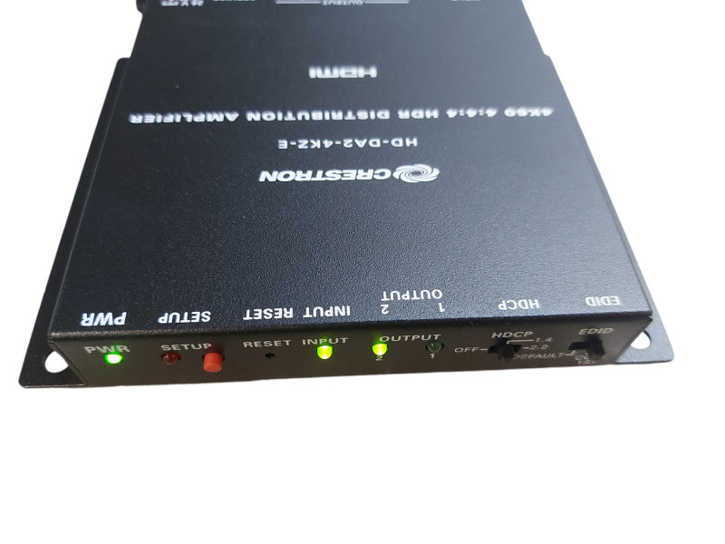 Creston 4k60 4:4:4 HDR Distribution Amplifier HD-DA2-4KZ-E w\\ Power Adapter