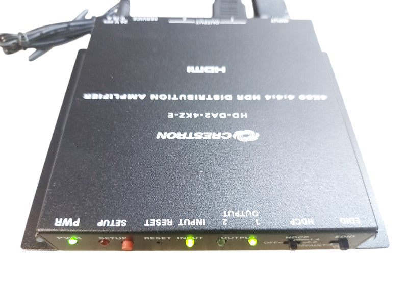 Creston 4k60 4:4:4 HDR Distribution Amplifier HD-DA2-4KZ-E w\\ Power Adapter