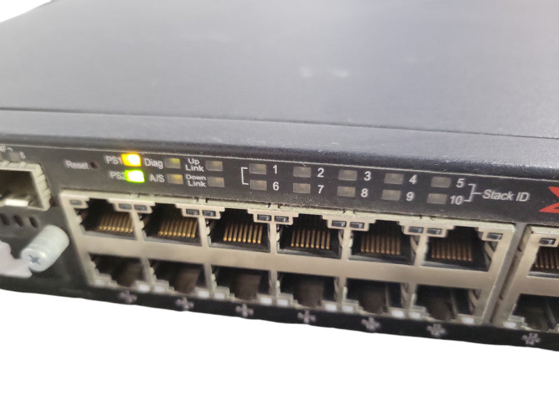 Brocade FCX648S-HPOE 48 Port Gigabit PoE Network Switch, 2 X PSUs READ !