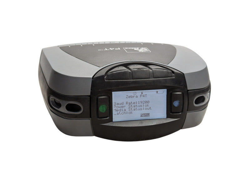 Zebra P4T P4D-0UJ10000-00 Battery Portable Barcode Printer Q-