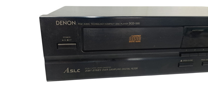 Vintage Denon Compact Disc Single Deck CD Player DCD-595