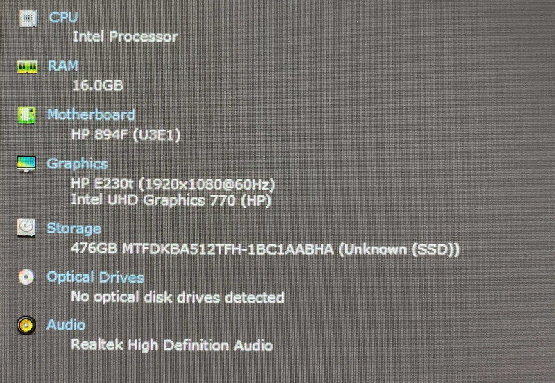 HP Elite Mini 800 G9, i7-12700T 3.70GHz, 16GB DDR5, 512GB NVMe, WiFi, PWR