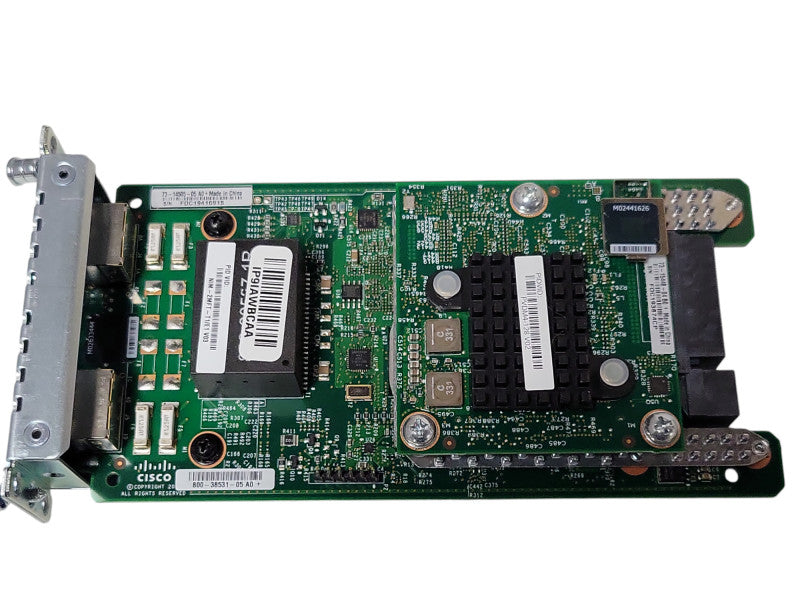 CISCO NIM-2MFT-T1/E1 2-Port T1/E1 WAN and Voice Network Interface Module Card _