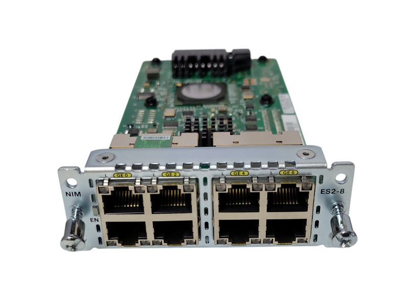 Genuine Cisco NIM-ES2-8-P 8-port PoE/PoE+ Gigabit Ethernet LAN Switch NIM Mod Q_