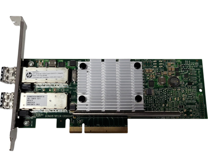 HP Ethernet 10Gb 2-Port 530SFP+ Adapter 652501-001 Adapter NIC, FH Bracket _