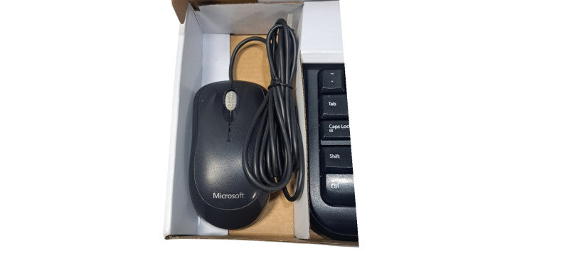 Genuine Microsoft Wired Keyboard & Mouse Combo 600|PC/Mac Compatible