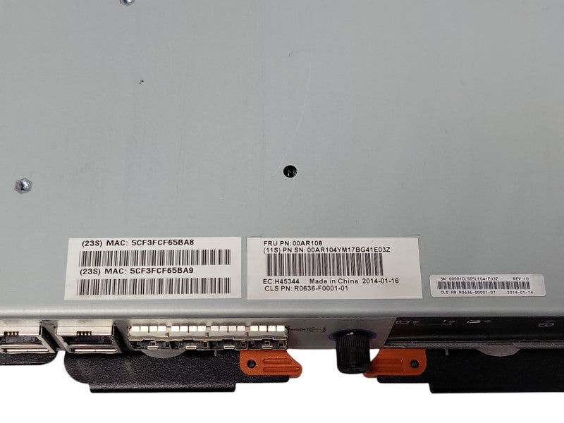 IBM Storwize V3700 Array Controller Canister Node+4Port 8G HBA 00AR108 Q_