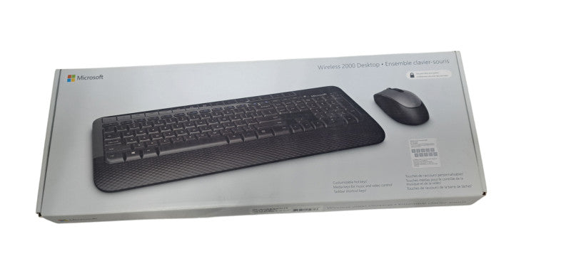 Microsoft Wireless 2000 Desktop Keyboard & Mouse Combo W/ USB Dongle