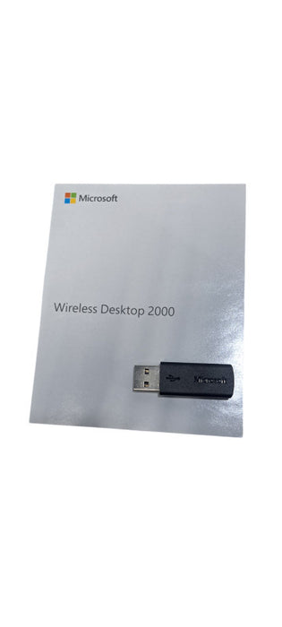 Microsoft Wireless 2000 Desktop Keyboard & Mouse Combo W/ USB Dongle