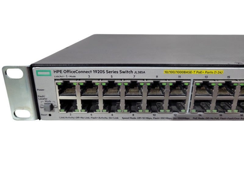 HPE OfficeConnect 1920S 24G 2SFP PoE+ 370W JL385A Gigabit switch !